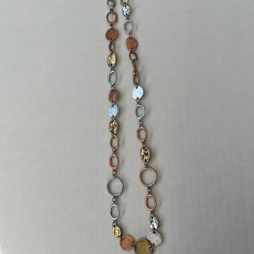 Multicolor Chain Link Necklace